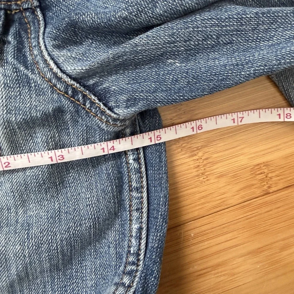 Polo Ralph Lauren Girls Denim Jacket Size 10‎ Cropped Jean Jacket
